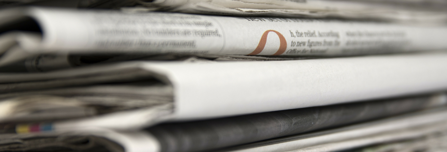 Pile of newspapers