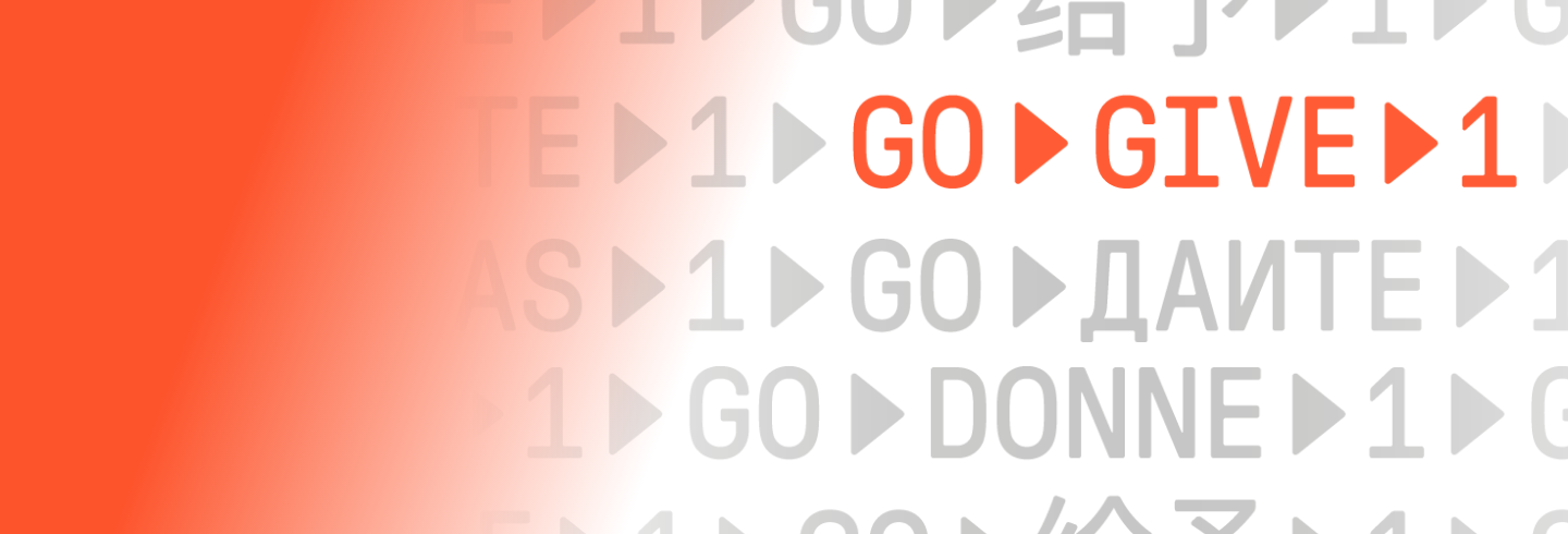Go Give One Campaign Logo 