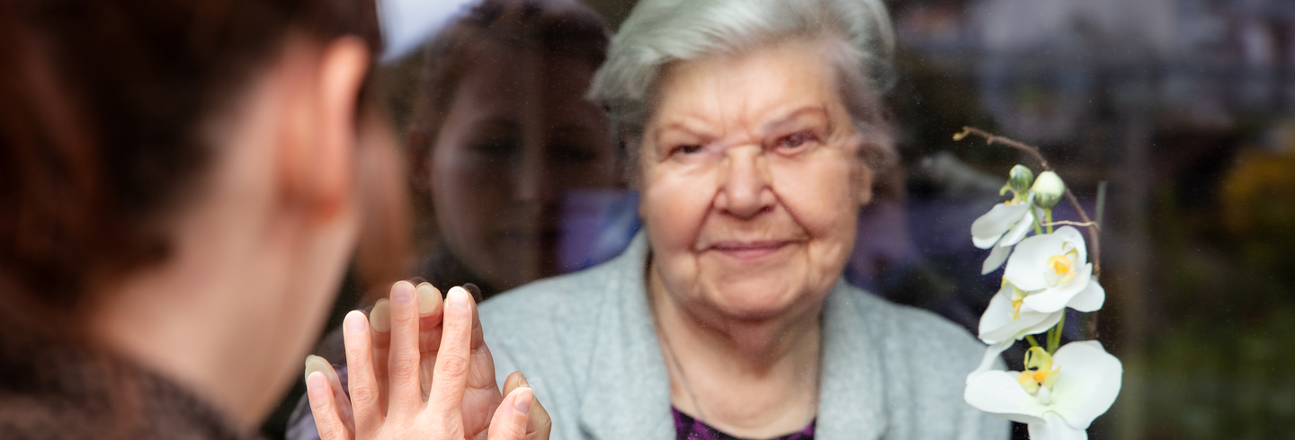 Nan at window