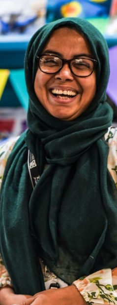 Smiling lady