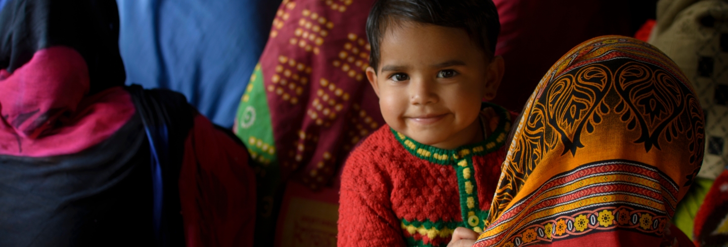 A nutrition awareness camp happening in a rural village of Bengal in India