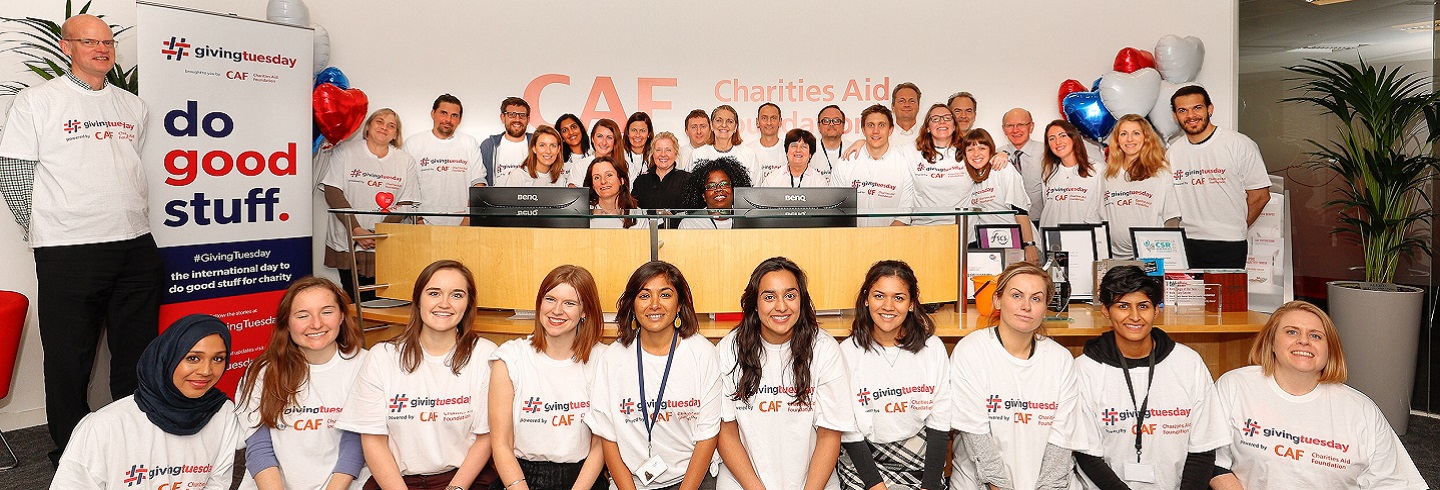 CAF London staff on #givingtuesday 2017