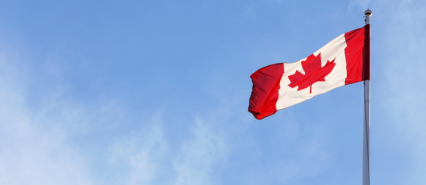 An image of the Canadian flag