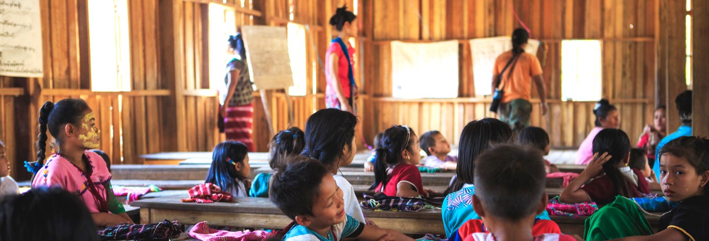 school in Myanmar Photo by Zi Jian Lim