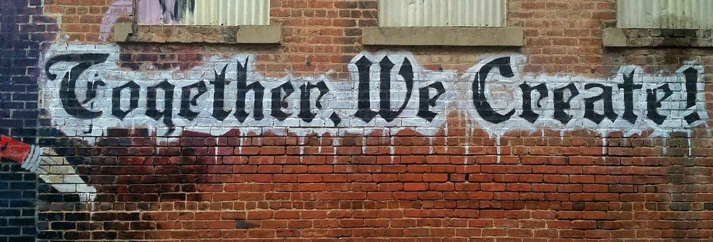 together we create Unsplash free image hero