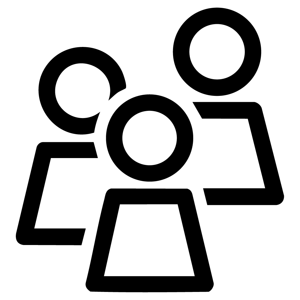 Community icon showing three figures