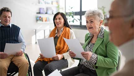 Talking about mental health group